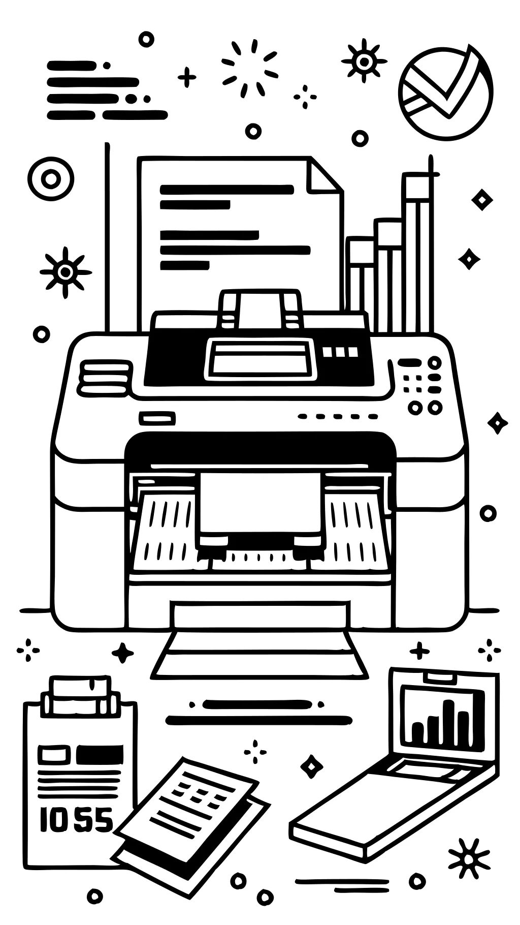 Imprimer en ligne un rapport de couleur de 25 pages